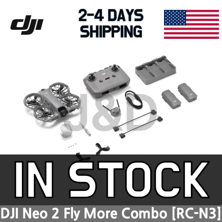 DJI Neo 2 Fly More Combo (DJI RC-N3, 3 Batteries) — product view