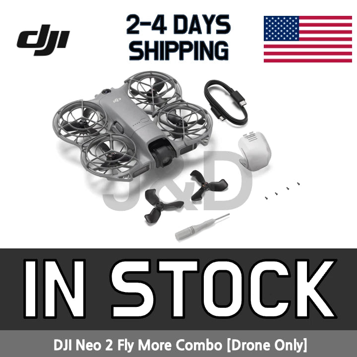 DJI Neo 2 Fly More Combo — 3 Batteries, No Remote — product view